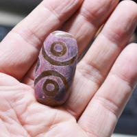 ราคา หินธรรมชาติวินเทจทิเบต Dzi Agates ลูกปัดหินรูปไข่เรขาคณิตเก้าตาลูกปัดสำหรับทำเครื่องประดับ DIY (20086061344)