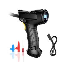 ราคา ปั๊มสูบลมแบบมือถือสำหรับรถยนต์ 1ชุดปั๊มสูบลมยางสมาร์ทโฮมแบบพกพารถจักรยานยนต์สีดำแบบพกพา (21983185498)