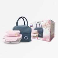 ราคา RRS กล่องแก้ว ถนอมอาหาร 410 1000ml แบบ2ช่อง 2ใบ ชุด พร้อมกระเป๋าเก็บอุณหภูมิ กล่องถนอมอาหาร เครื่องครัว (14111084584)