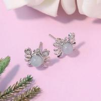 ราคา Her Lab Jewelry ต่างหูสไตล์โบฮีเมียนสัตว์หัวเสือดาวสไตล์ยุโรปและอเมริกาแฟชั่น S925เงินสเตอร์ลิงต่างหูเพชรไฮเอนด์สำหรับผู้หญิงต่างหูหยกปูน่ารักส่วนบุคคล (21449725565)
