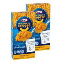ราคา Kraft Macaroni Cheese Original คราฟท์ มักกะโรนี ชีส 206g 2กล่อง (15592087481)