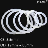 ราคา 10pc White Silicone O Ring Gasket CS 3 5mm OD 12 85mm Food Grade silicone rings o rings rubber ring gaskets (12086963356)