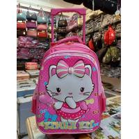 ราคา กระเป๋านักเรียน กระเป๋าล้อลาก กระเป๋าลากได้ สะพายได้ หน้าเงา ปกนูน 3D (20985340587)