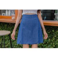 ราคา กระโปรงกางเกงยีนส์ 3 ส่วนวินเทจ เอวสูง ผ้ายีนส์ฟอกนิ่ม รุ่นคลาสสิค ยาว 19 นิ้ว สียีนส์เข้ม สียีนส์อ่อน สียีนส์กลาง (21520562300)