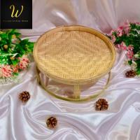 ราคา ขันโตกลายกระกระแตง งานฝีมือ Handmade ขันโตก ขันโตกใส่อาหาร โตกกระด้ง ขันโตกใส่อาหาร ชั้นวางไม้ไผ่ ไม้ไผ่แท้ 100 (21764546840)