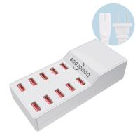 ราคา GOOJODOQ Fast PD Charger 60W 10 พอร์ตสําหรับ iPhone Android Quick USB Charging Station Power Adapter QC (21449561380)