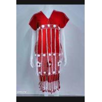 ราคา เสื้อกะเหรี่ยงเดรสกะเหรี่ยงลายดอกไม้อก36 38 (21401213859)