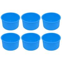 ราคา Silicone Mini Cake Molds 4 Inch Round Baking Pan Non Stick Silicone Baking Mold Bakeware Pan Reusable Set of 6 (15736871453)