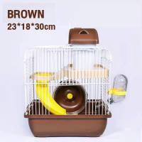 ราคา กรงหนูแฮมสเตอร์ กรงสองชั้น อุปกรณ์หนูแฮมสเตอร์ ของเล่นปราสาทขนาดเล็ก กรงหนูแฮมสเตอร์ (21871230435)