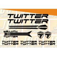 ราคา Wellsunny6 TWITTER สติ๊กเกอร์จักรยานสติ๊กเกอร์ไวนิล (12455976045)