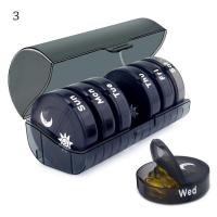 ราคา กล่องใส่ยา pill box กล่องใส่ยาพกพา ตลับยา 10 กริด ภาชนะใส่ยา pill organizer ตลับยาพกพา7วัน กระเป๋าเก็บยาTravel Pill Case L146 (21688472248)