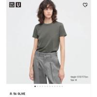 ราคา มีสินค้า สุดฮิต WOMEN เสื้อยืด คอกลม แขนสั้น Uniqlo U แท้100 Womens T shirt (21764283178)