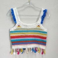 ราคา สาวร้อนหวานสายรุ้งลายถักเสื้อชั้นในสตรีฤดูร้อนมีสายสั้นเสื้อชั้นในสั้น (21624264454)