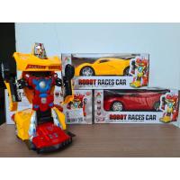 ราคา รถของเล่นแปลงร่าง Robot Races CAR รถแข่ง แปลงร่างหุ่นยนต์ มีไฟ มีเสียง วิ่งชนสิ่งกีดขวาง พร้อมเปลี่ยนทิศทาง (11568670708)