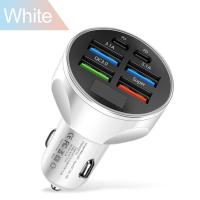 ราคา Toocki 100W 6พอร์ตที่ชาร์จแบตในรถ Type C ที่ชาร์จไฟรวดเร็ว USB PD ตัวแปลงที่ชาร์จโทรศัพท์ในรถยนต์ Type C สำหรับ iPhone ซัมซุงฮัวเหว่ยเสี่ยวหมี่ (21898246609)