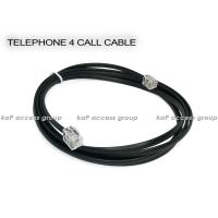 ราคา สายโทรศัพท์ 6C4P 4P4C RJ11 สีดำ เสียบโทรศัพท์บ้าน (14627751856)