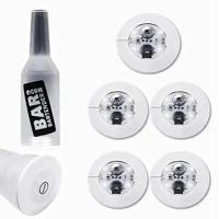 ราคา แผ่นรองถ้วย botol minum kaca มีไฟ LED ที่รองแก้ว LED 5ชิ้นสำหรับงานเลี้ยงงานแต่งงานบาร์คริสต์มาสบ้านผับ (21170981758)