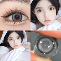 ราคา คอนแทคเลนส์สีกรองแสงคอนเทค Milk Peach Grey Brown เลนส์บิ๊กอาย คอนเทคเลนส์ 14 0mm (20811553474)