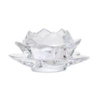 ราคา เชิงเทียนแก้ว ทรงดอกบัว ทรงมงกุฏเล็ก เชิงเทียนสำหรับบูชาพระพุทธรูป (21712783785)