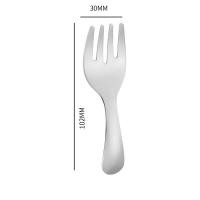 ราคา ShopAt Two ST 3003 ช้อนส้อมจิ๋ว สไตล์เกาหลี ช้อนส้อมสเตนเลส เกรด 304 (21913072411)