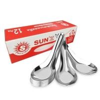 ราคา ช้อนสแตนแลส SUN ตราพระอาทิตย์ จำนวน 12 คัน ช้อนสแตนเลส ช้อนกลาง (11002168119)