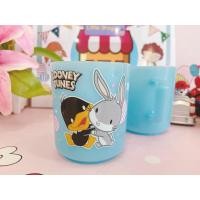 ราคา แก้วน้ำลายการ์ตูน พลาสติก มีหูจับ (12580058925)