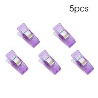 ราคา 5ชิ้นคลิปเย็บปะติดปะต่อหลากสีคลิปงานฝีมือที่หนีบผ้าพลาสติกไม้หนีบผ้าพลาสติกยึดคลิปติดชุด (21608043978)