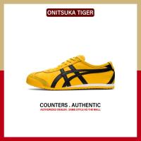 ราคา ของใหม่แท้ Onitsuka Tiger Mexico 66 Black Yellow รองเท้ากีฬา DL408 0490 รับประกัน 1 ปี (21830899312)