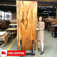 ราคา ไม้แผ่นเดียว ไม้จามจุรีแผ่น เคลือบแล็คเกอร์ พร้อมใช้งาน มีหลายขนาด ส่งฟรี (22262430001)