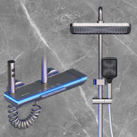 ราคา ฝักบัว rain shower ฝักบัวอาบน้ำ ชุดฝักบัวอาบน้ำ อุณหภูมิคงที่ Thermostatic rain shower ฟักบัวอาบน้ำ ชุดฝักบัว (21390491139)