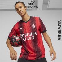 ราคา PUMA FOOTBALL เสื้อเจอร์ซีย์ชายชุดเหย้าแท้ของทีม A C Milan ฤดูกาล 23 24 เกรดนักเตะ Player Grade สีแดง APP 77038201 (22186836860)