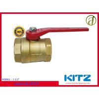 ราคา บอลวาล์วทองเหลือง KITZ Brass Ball Valve 400T ด้ามส้ม ขนาด 2 1 2 นิ้ว (4245560998)