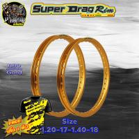 ราคา วงล้อ ล้อโล ล้อกะทะขอบ17 18 ขอบล้อ18 วงล้อ SUPER DRAG RIM ล้อซุปเปอร์แดร็กริม วงล้ออลูมิเนียมขอบเรียบ 1 20 17 1 40 18 มีสีให้เลือกด้านใน 1 คู่แถมเสื้อ1ตัว (17442416663)