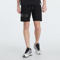 ราคา DAVIE JONES กางเกงขาสั้น เอวยางยืดผูกเชือก สีดำ คาดหนังสีดำ Elasticated Shorts SH0026 BK (5603046651)