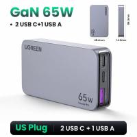 ราคา UGREEN Nexode Pro 65W GaN 3 port Fast Charger Adapter Ultra thin Portable Foldable Wall Charger Power Adapterfor MacBook iPad iPhone 15 14 Pro Max HUAWEI Samsung S24 S23 Ultra Steam Deck (22127437979)