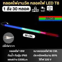 ราคา หลอดไฟงานวัดT8 30ชุด หลอดไฟงานวัดLED พร้อมปลั๊ก T8 ไฟงานวัด หลอดนีออนสี หลอดไฟงานวัด (21886421568)