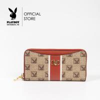 ราคา Playboy GlamWomens wallet bag กระเป๋าสตางค์ใบยาวผู้หญิง ST WA242PB102 ดีไซน์ซิปรอบสกรีนโลโก้ มี 2 สี สีชมพูและสีแดง (22260167814)