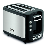 ราคา TEFAL เครื่องปิ้งขนมปัง TEFAL TT3670 สีดำ สแตนเลสสติล รับประกัน 2 ปี TT1321 White Toaster (18096884018)