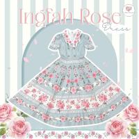 ราคา มี 2XL Ingfah Rose Dress เดรสยาวสีเขียวมิ้นท์ลายทางยาว งานพิมพ์ลาย เสื้อแขนสั้น แต่งดีเทลกระดุมหน้า ทรงสวย มีซิปหลัง (22002930819)