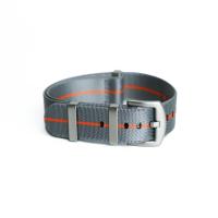 ราคา สายนาฬิกา สายนาโต้ Nato Strap คุณภาพดี สายหนา บัคเคิ้ลแข็งแรง ขอบไม่รุ่ย 20mm 22mm V01 (21405168013)