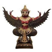 ราคา พญาครุฑมวลสารแร่เหล็กน้ำพี้ ฐาน 5 นิ้ว ปีกกว้าง 14 นิ้ว ความสูง 12 นิ้ว (21784445565)