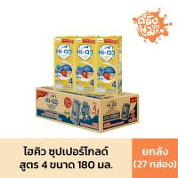 ราคา ไฮคิว ซูเปอร์โกลด์ 3 พลัส นมยูเอชที รสจืด สูตร 4 180 มล ยกลัง 27 กล่อง (21949656555)