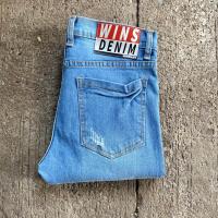 ราคา WINSMAN กางเกงยีนส์ชาย ขาเดฟ ผ้ายืดปะผ้าเจียรขาด แบบเท่ๆทรงสวย (22113597405)