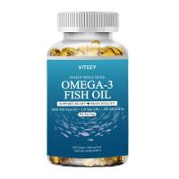 ราคา Omega 3 fish oil capsules dietary supplement glutathione and collagen capsules for whitening and anti aging non GMO vege (22161763274)