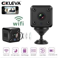 ราคา EKLEVA Wi Fi กล้องเพื่อการกีฬากล้องไอพีขนาดเล็ก X6 HD 1080P การเฝ้าระวังความปลอดภัยไร้สายแบตเตอรี่ในตัวการมองเห็นได้ในเวลากลางคืนกล้องไมโครสมาร์ทโฮม (6101288867)