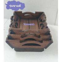 ราคา ถาดไม้สัก ถาดวางของ ถาดใส่ผลไม้ ถาดไม้สักแท้ ถาดใส่ของร้านนวด ร้านสปา ถาดไม้ถวายพระ ไม้สักแท้ พร้อมจัดสงทันที (13138331152)