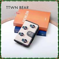 ราคา กระเป๋าสตางค์หมีปักแคนวาส TTWN BEAR ใบยาวและใบกลาง น่ารักทุกลาย แถมถุงแบรนด์ (21353474788)