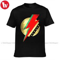ราคา David Bowie เสื้อยืดคอกลมแขนสั้นสำหรับผู้ชายเสื้อยืดผ้าฝ้าย100 กราฟิก (21185584494)