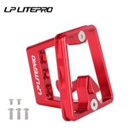 ราคา LP Litepro พับจักรยานด้านหน้า C Arrier บล็อก3หลุมอลูมิเนียมแสงอัลตร้าหมูจมูกด้านหน้ายึดพับจักรยานกระเป๋า H Older สำหรับ Brompton birdy Dahon Tern Fnhon Java Crius (16080063503)