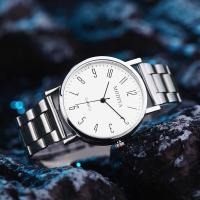 ราคา แฟชั่นนักเรียนสายเหล็ก Quartz นาฬิกาข้อมือผู้ชาย (21980148005)